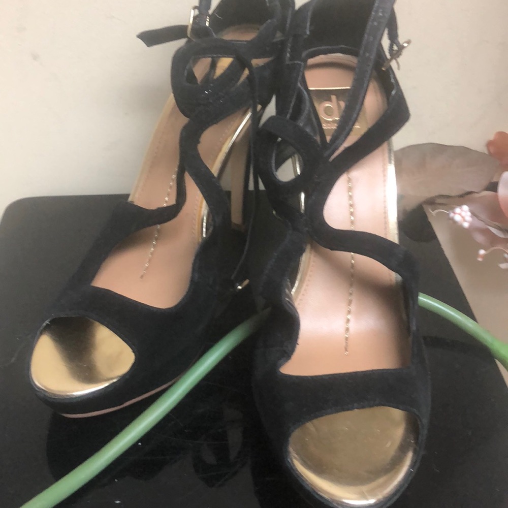 Dolce vita black high heels size 10
